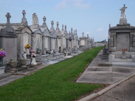 Louisiana's culture is rich! The cemetaries are world famous and definitely RICH! Buriel Plots can be tens of thousands!