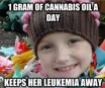 One Gram of Cannabis a Day Keeps Her Leukemia Away.
